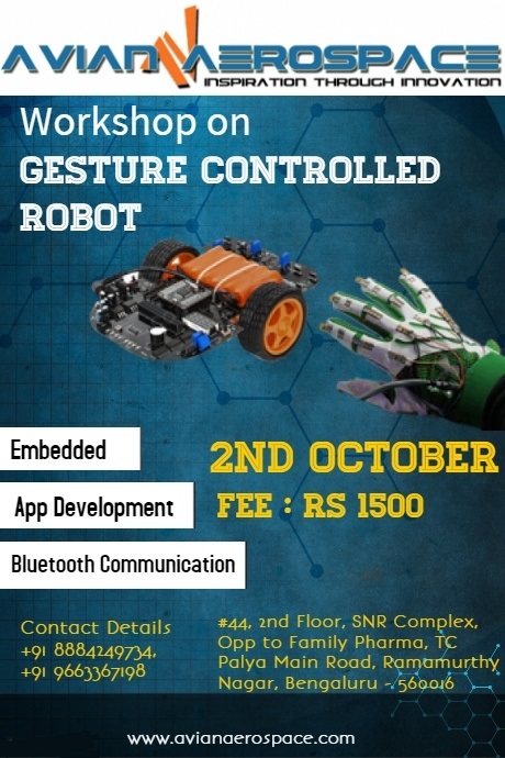 Workshop on Gesture Controlled Robot 2018